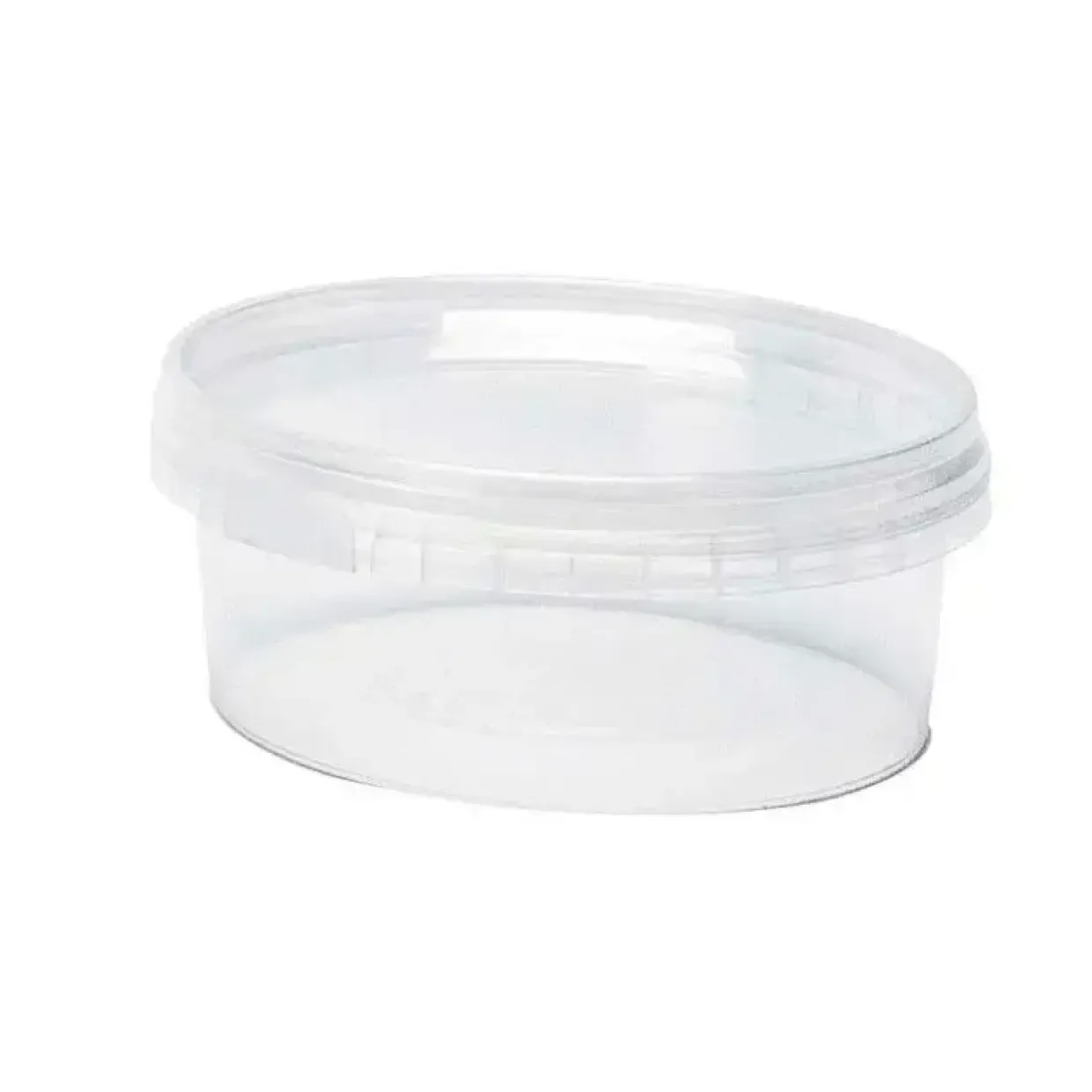 Plastbøtte + låg PP Ø118x87mm 565ml 264sæt/kar