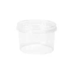 Plastbøtte med låg, Handy-lock, PP, 280 ml, klar