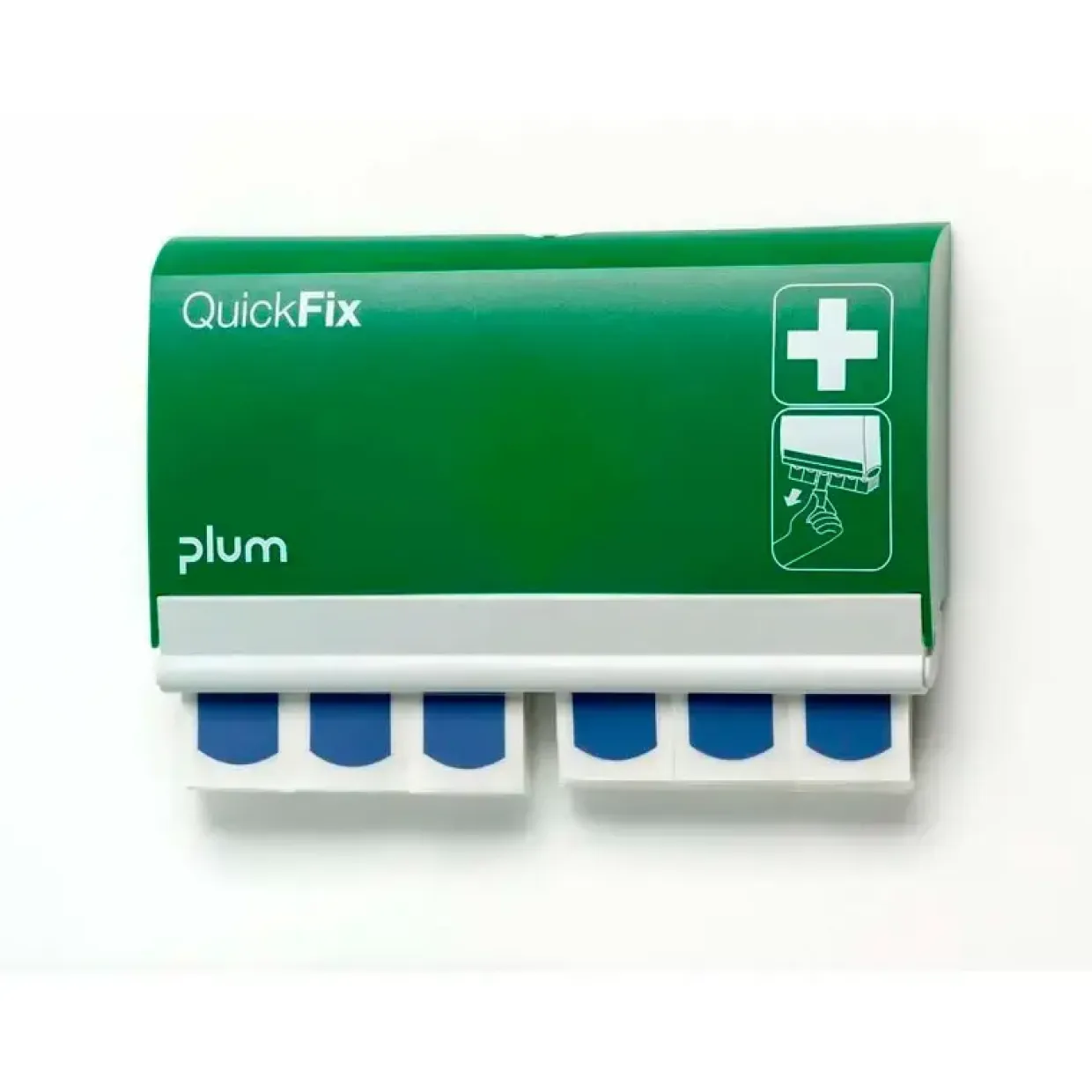 Plasterdispenser - QuickFix Detectable m/90 plastre - Blå - 23x13,5cm