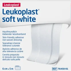 Plaster - Leukoplast Soft White 6mx5cm hvid usteril