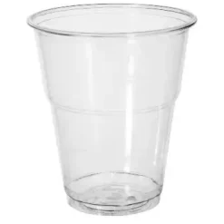 Plastglas 30 cl Bioware H110 mm Ø95 mm Bionedbrydelig PLA Klar - 16 ps x 50 stk/krt