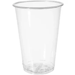 Plastglas 20 cl Bioware H 95 mm Ø70 mm PLA Klar - 30 ps x 100 stk/krt