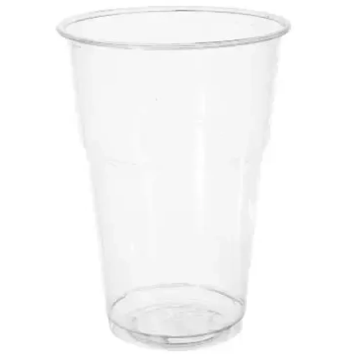 Plastglas 400 ml Bioware H133 mm Ø95 mm Bionedbrydelig PLA Klar - 16 pk x 50 stk/krt