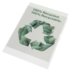 Plastikchartek A4 Esselte Recycled 100my - 100 stk