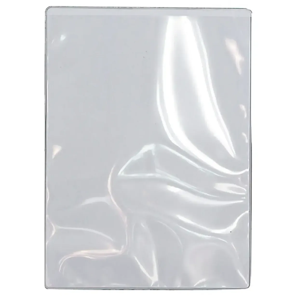 Plastikchartek magnetlomme 10x15cm A6 til foto - 10 stk
