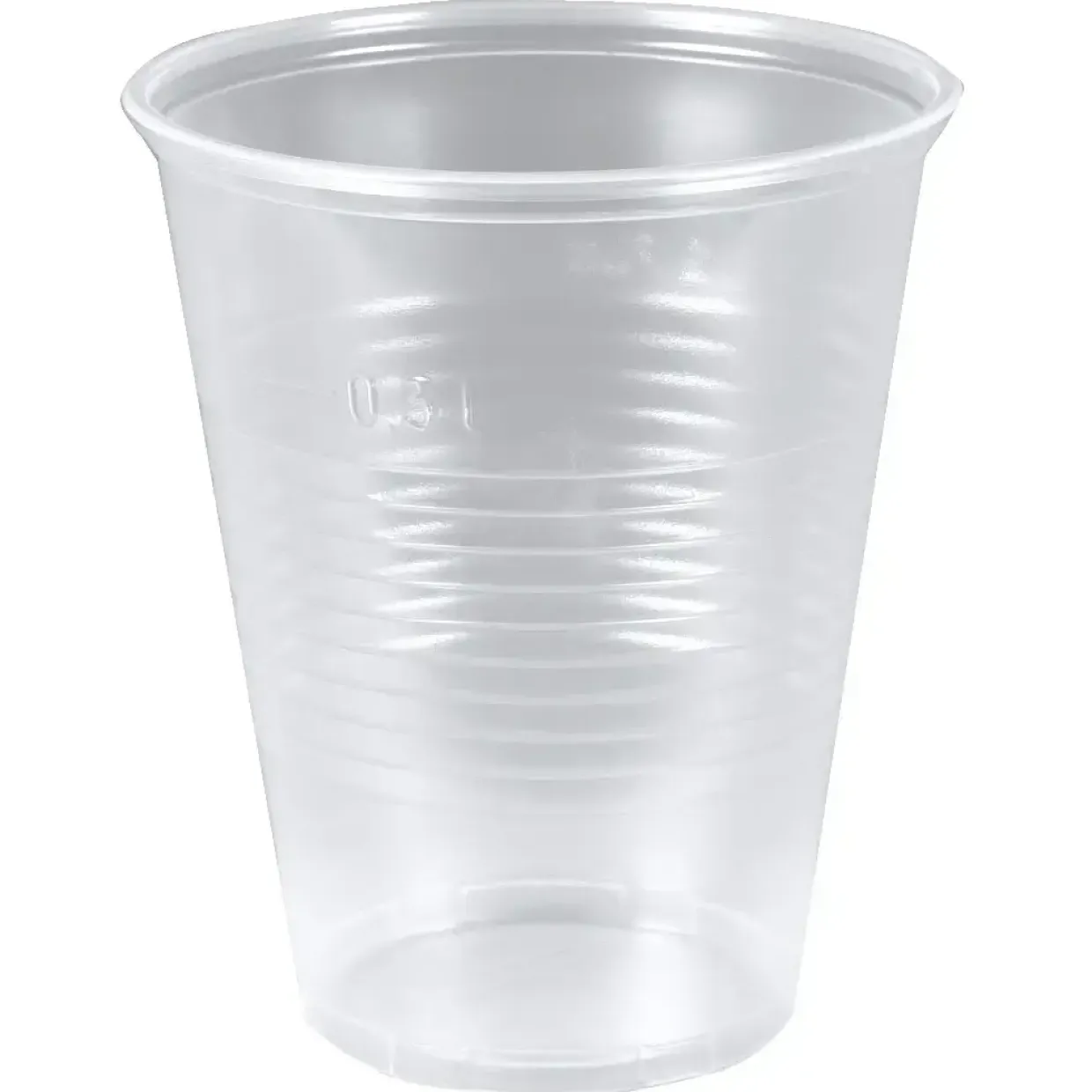 Plastikglas blød 30 cl PP - 50 stk.
