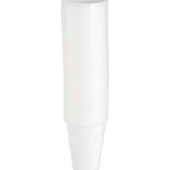 Plastikglas, 10,1cm, Ø7,8cm, 250 ml hvid, PP - 1250 stk