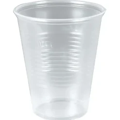 Plastik krus til fadøl 11cm Ø9,5cm 30 cl klar PP med riller - 1600 stk