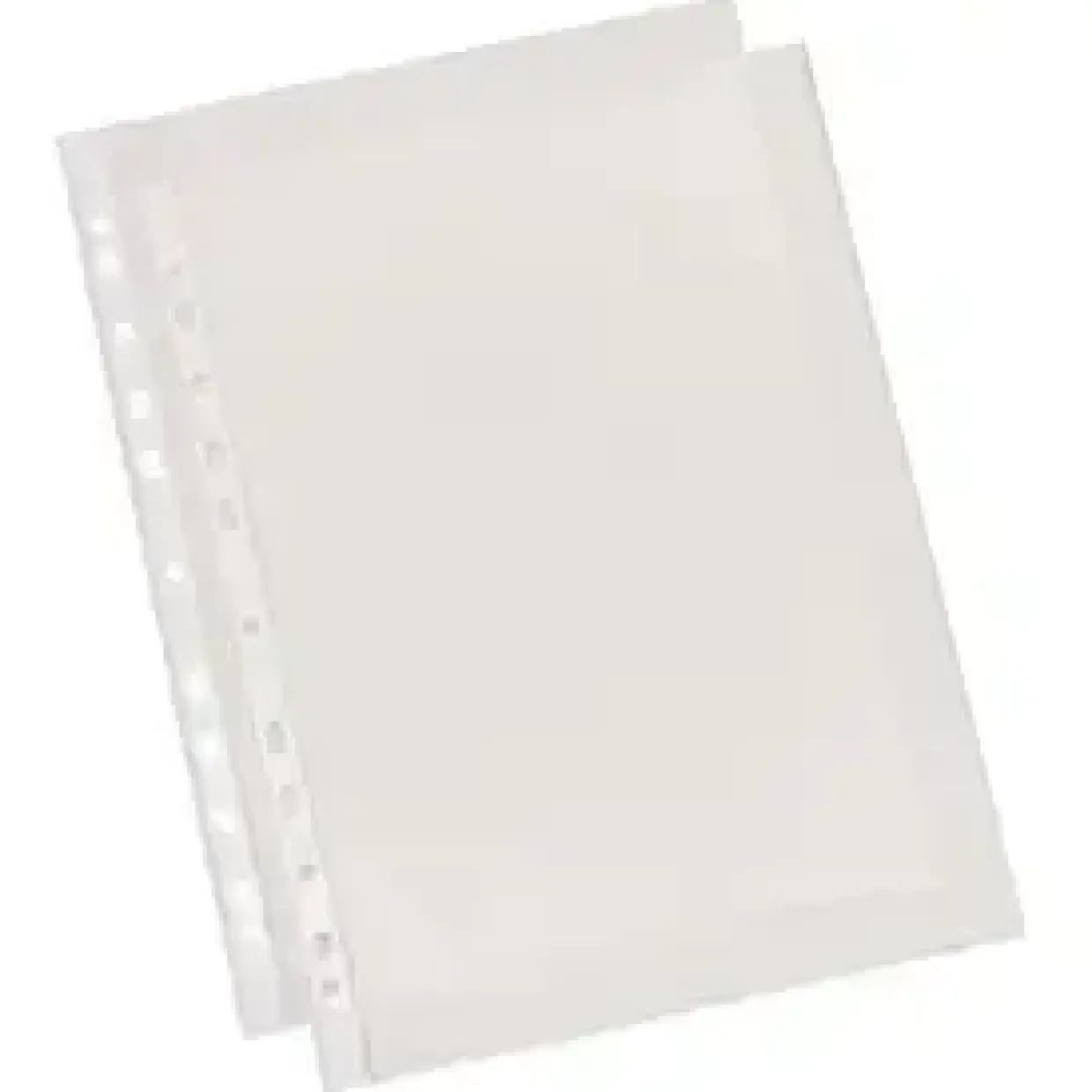 Plastiklommer A4 Esselte 55 my glasklar - 100 stk