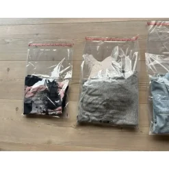 Plastikpose med tapelukning 400x600+50x0,035mm klar 100stk