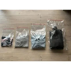 Plastikpose med tapelukning 510x750+50x0,035mm klar 100stk