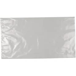 Plastikposer LDPE uden foldning uden tryk transparent 25 my 25x45 cm 6 L - 1000 stk