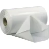 Plastik rørfolie hvid LDPE rulle - 100 my - 600mm x 300 m