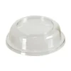Plastlåg klart Ø95x25 mm højt PS til dessertbæger på fod - 12 ps x 50 stk/krt