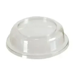 Plastlåg klart Ø95x25 mm højt PS til dessertbæger på fod - 12 ps x 50 stk/krt