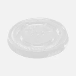 Plastlåg Ø62 mm APET Klar til Dressingbæger 60 ml - 25 ps x 100 stk/krt