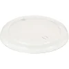 Plastlåg Ø75 mm Bionedbrydelig PLA Klar til isbæger 100 ml - 20 ps x 50 stk/krt