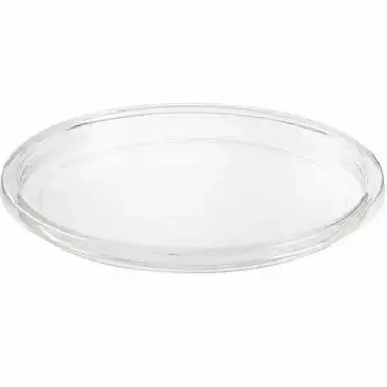 Plastlåg Ø117 mm Rund RPET Klar til bæger Deli - 10 ps x 50 stk/krt