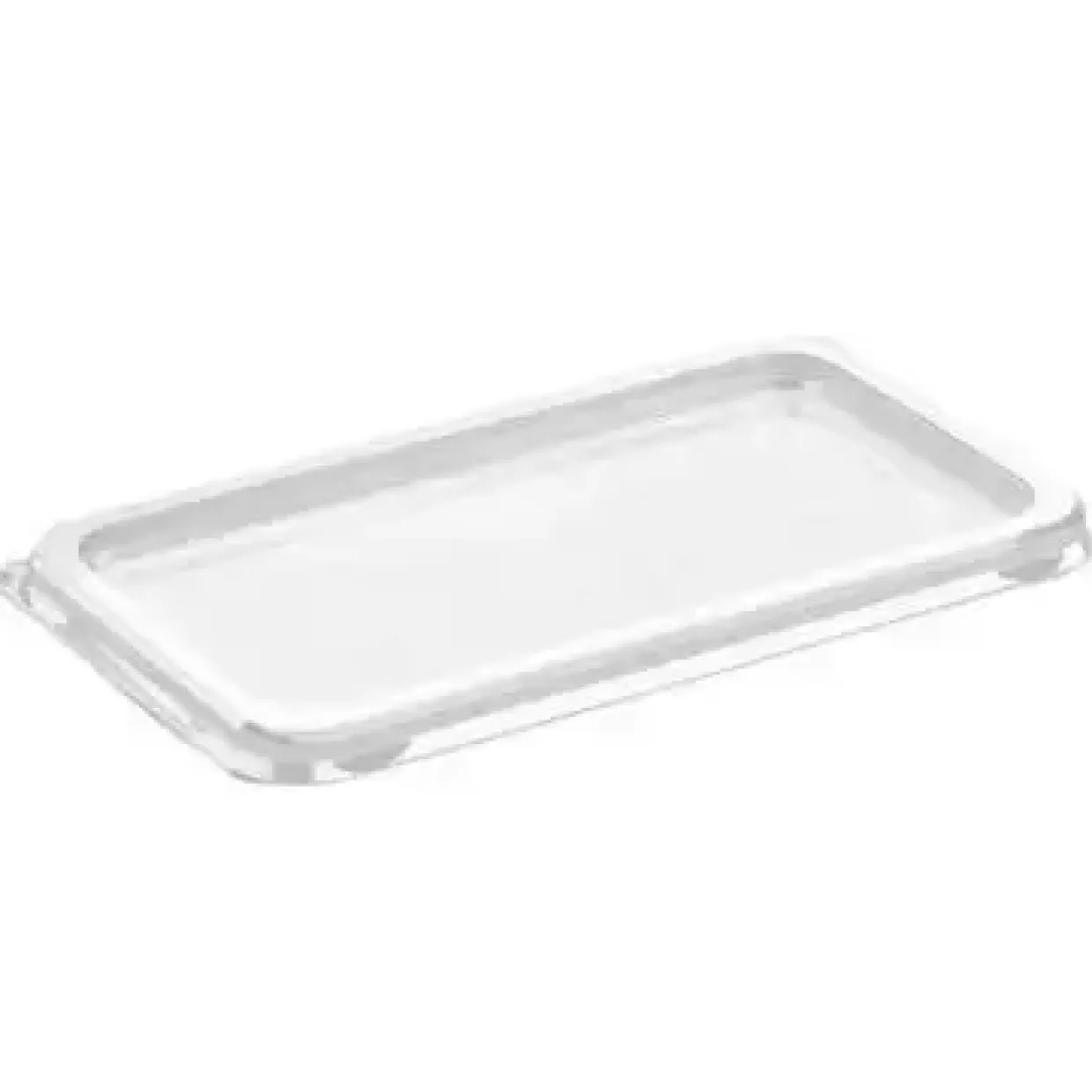 Plastlåg M65-4 185x105x8,5 mm Firkantet APET til Kageboks K2182 i Apet mat - 560 stk/krt