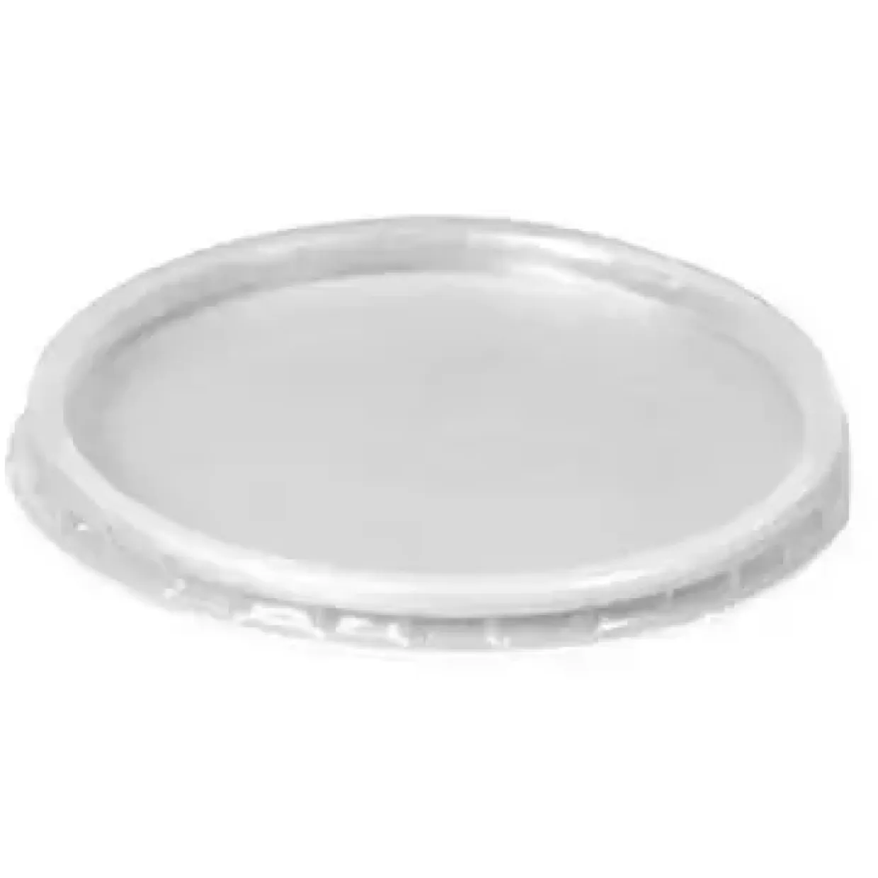Plastlåg Ø101xH1cm PP Transparent T/DeliPack bæger 125-500ml - 20 pk x 50 stk/krt