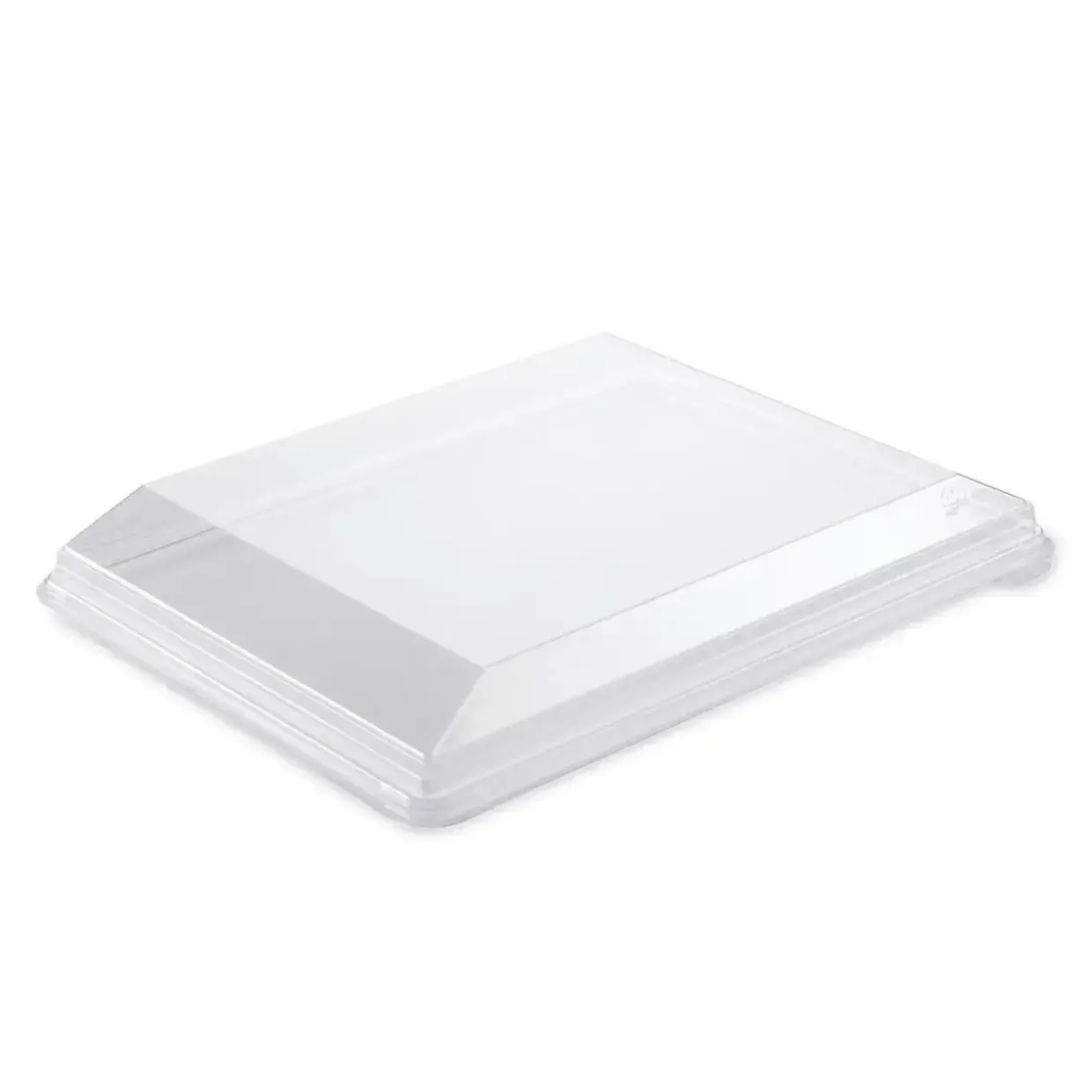 Plastlåg Zen Tapas L320xB250xH36mm RPET Klar - 2 pk x 60 stk/krt
