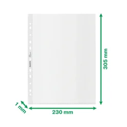 Plastlomme A4 90my Leitz - 25 stk