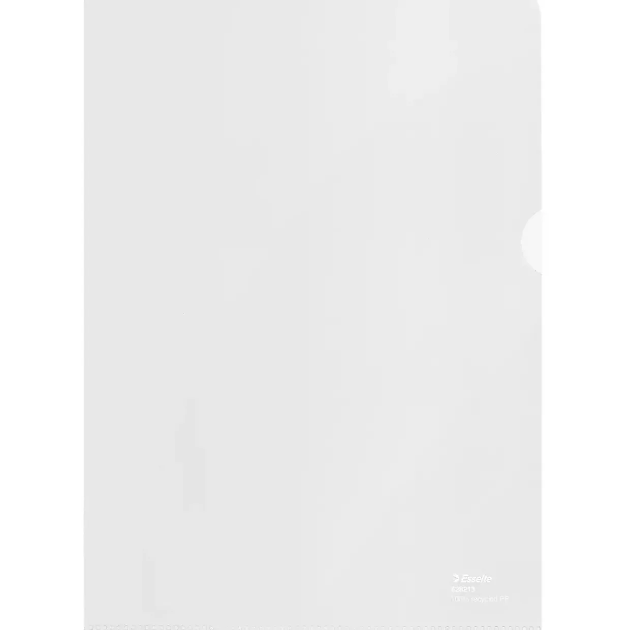 Plastlomme, Esselte recycled 100my PP præg A4