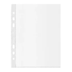 Plastlomme Esselte Recycled A5 70my m. præg 100stk