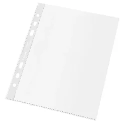 Plastlomme Esselte Recycled A4 100my m. præg 50stk