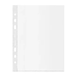 Plastlomme Esselte Recycled A4 100my m. præg 50stk