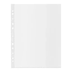 Plastlomme Esselte Recycled A4+ 100my m. præg 100stk