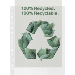 Plastlommer A4 Maxi Esselte recycled 70my PP præg (50)