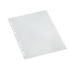 Plastlommer Bantex A4 glasklar 0,11mm åben top 100stk pr. pak