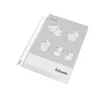 Plastlommer - Esselte 56121 - A5 - 85 my - Præget overflade - 10 stk