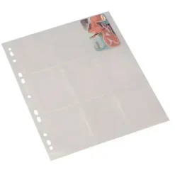 Plastlommer til samlekort - Bantex - A4 - 9 lommer - Køb minimum 10 stk.