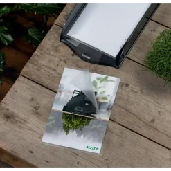 Plastomslag - Leitz Recycle A4 140my med præg - 25stk|pak