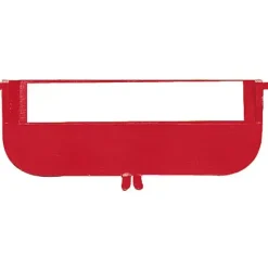 Plast skilleplade 70mm Rød