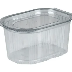 Portionsbæger ABENA Cater-Line 80 ml klar RPET med hængslet låg - 1000 stk
