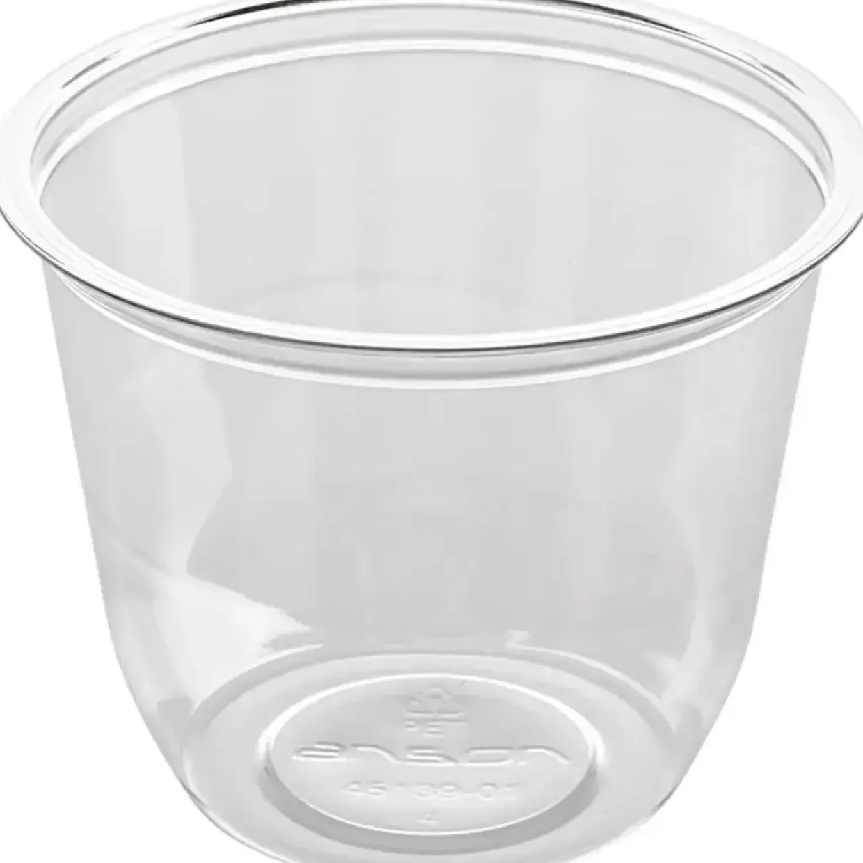 Portionsbæger - 7,5cm Ø9,5cm 350 ml klar APET - 1200 stk