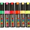 POSCA marker set med 6 markere - 8 mm i forskellige farver PC-8K