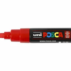 Posca Marker stregtykkelse: 8 mm PC-8K red broad 1 stk
