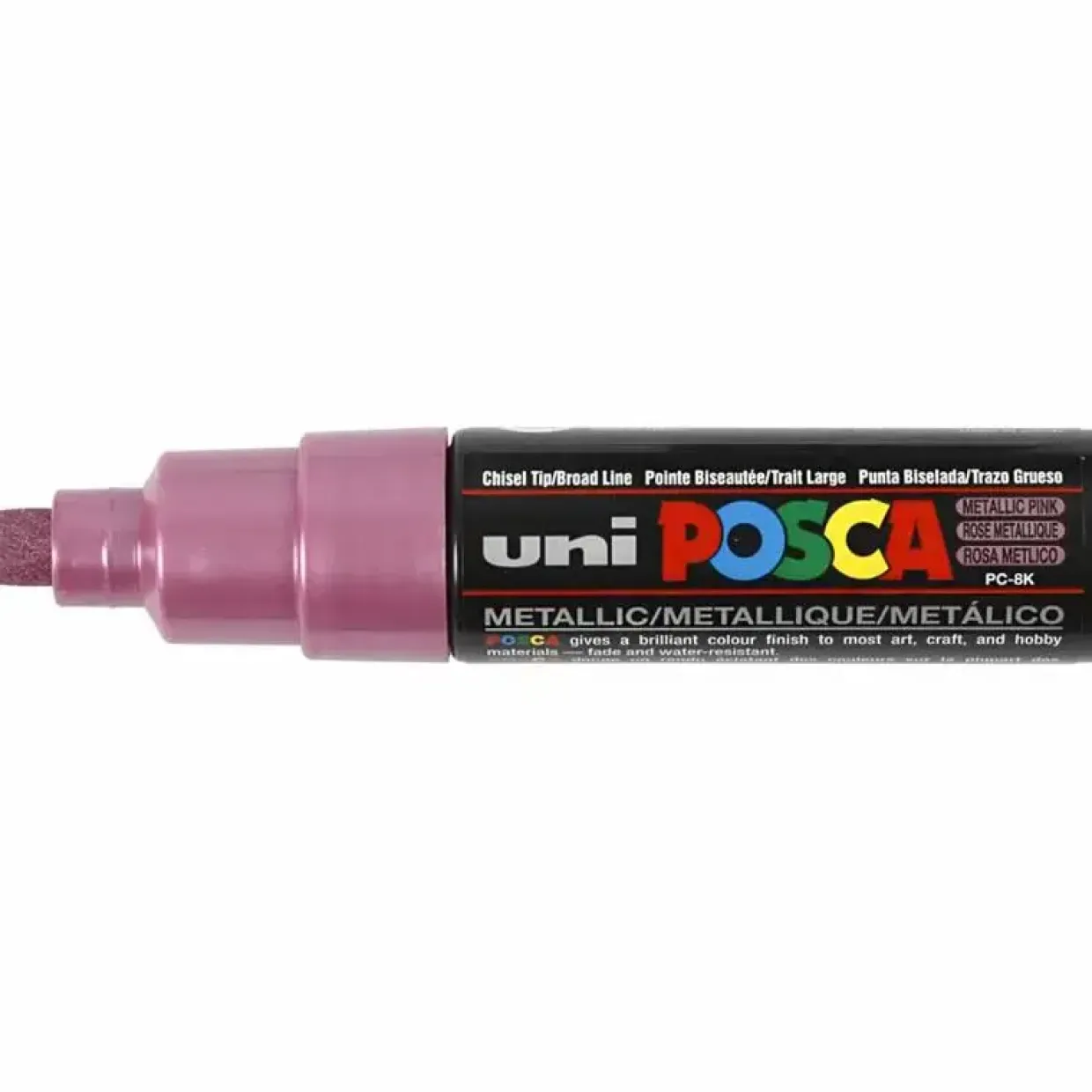 Posca Marker stregtykkelse: 8 mm PC-8K metallic pink broad 1 stk