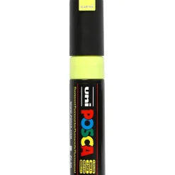 Posca Marker stregtykkelse: 8 mm PC-8K fluo yellow broad 1 stk
