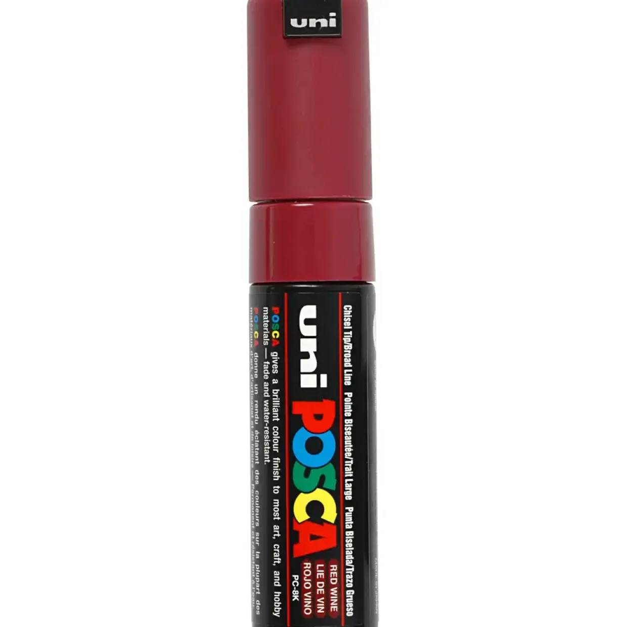 Posca Marker stregtykkelse: 8 mm PC-8K red wine broad 1 stk