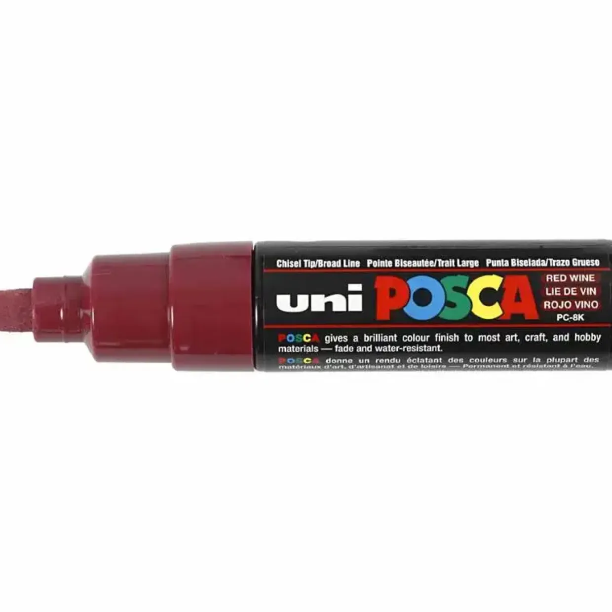Posca Marker stregtykkelse: 8 mm PC-8K red wine broad 1 stk