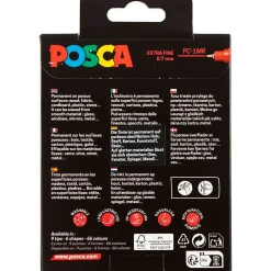 Posca Tusch, nr. PC-1MR, streg 0,7 mm, extra-fine, ass, 8 stk./ 1 stk.