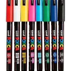 Posca Tusch, nr. PC-1MR, streg 0,7 mm, extra-fine, ass, 8 stk./ 1 stk.