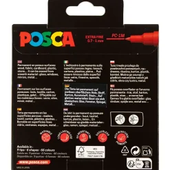 Posca Tusch, nr. PC-1M, streg 0,7 mm, extra-fine, ass, 8 stk./ 1 stk.