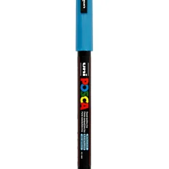 Posca Tusch, stregtykkelse: 0,7 mm, PC-1MR , metallic blue, extra-fine, 1stk.