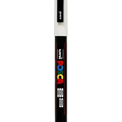 Posca tusser, stregtykkelse: 0,9-1,3 mm, PC-3M , white, fine, 1stk.